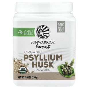 Sunwarrior, Harvest, порошок із лушпиння органічного подорожника, 330 г (11,64 унції)