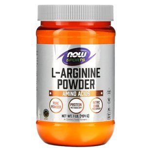 Arginine powder Now Foods (L-Arginine Powder) 454 g