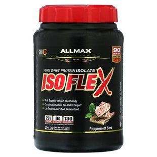 ALLMAX, ISOFLEX&reg;, Pure Whey Protein Isolate, Peppermint Bark, 2 lbs (907 g)