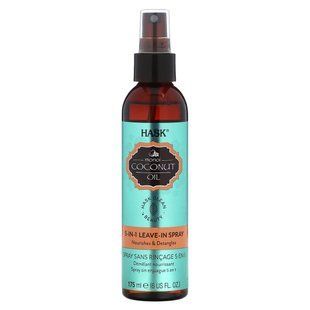 Hask Beauty, Monoi Coconut Oil, 5-In-1 Leave in Spray, 6 fl oz (175 ml) купить в Киеве и Украине