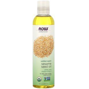 Кунжутное масло Now Foods (Sesame Seed Oil Solutions) 237 мл купить в Киеве и Украине