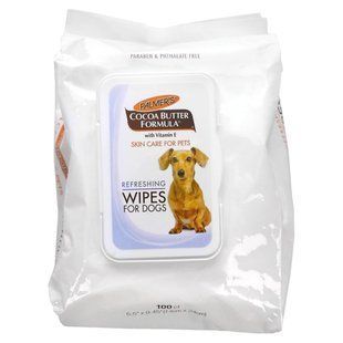 Palmer's for Pets, Coconut Butter Formula with Vitamin E, Refreshing Wipes For Dogs, 100 Wipes купить в Киеве и Украине