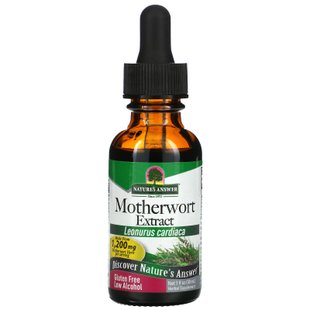 Пустырник экстракт слабоалкогольный Nature's Answer (Motherwort) 2000 мг 30 мл купить в Киеве и Украине