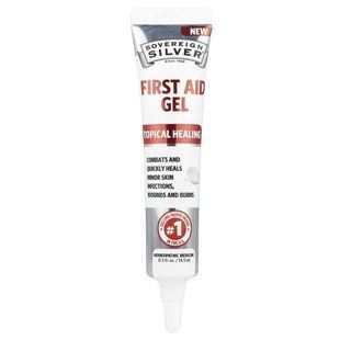 Sovereign Silver, First Aid Gel, 0.5 fl oz (14.5 ml) купить в Киеве и Украине