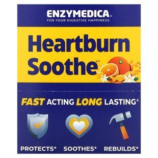 Enzymedica, Heartburn Soothe, 6 Bottles, 2 fl oz Each купить в Киеве и Украине