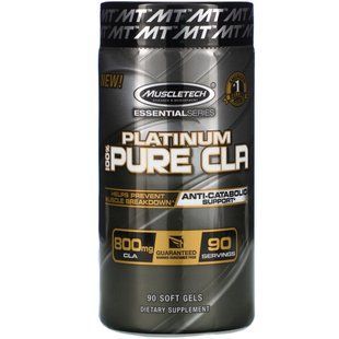 Конъюгированная линолевая кислота чистая Muscletech (CLA) 90 гелевых капсул купить в Киеве и Украине
