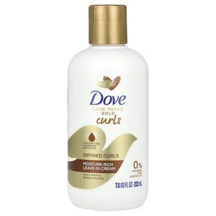 Dove, Love Those Bold Curls, Moisture-Rich Leave-In Cream, 7.5 fl oz (222 ml) купить в Киеве и Украине