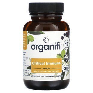 Organifi, Critical, для підтримки імунітету, 30 капсул
