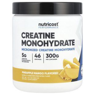 Nutricost, Creatine Monohydrate, Pineapple Mango , 10.7 oz (300 g) купить в Киеве и Украине