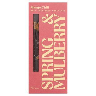 Spring & Mulberry, шоколад с финиками, манго и чили, 60 г (2,1 унции) купить в Киеве и Украине