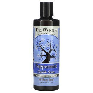 Castile soap with peppermint and shea butter Dr. Woods 236 ml