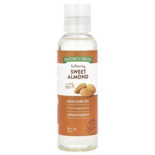 Nature's Truth, Skincare Oil, Softening Sweet Almond, Unscented, 4 fl oz (118 ml) купить в Киеве и Украине