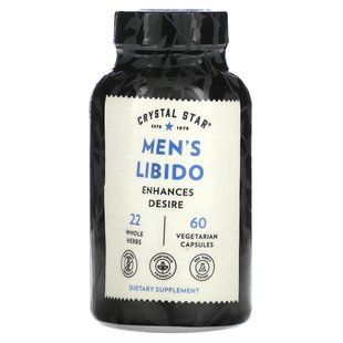 Витамины для мужского либидо Crystal Star (Men's Libido) 60 вегетарианских капсул купить в Киеве и Украине