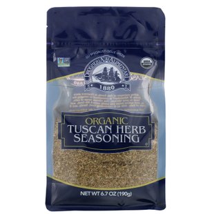 Приправа из органических тосканских трав, Organic Tuscan Herb Seasoning, Drogheria & Alimentari, 6,7 унции (190 г) купить в Киеве и Украине