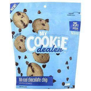 My Cookie Dealer Protein, невелике протеїнове печиво, шоколадні крихти, 142 г (5 унцій)