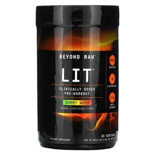 GNC, LIT, clinical dose pre-workout, chewy worm, 1.82 pounds (825.6 g)