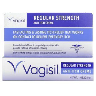 Vagisil, Anti-Itch Creme, Regular Strength, 1 oz (28 g) купить в Киеве и Украине