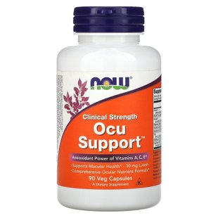 Витамины для глаз Now Foods (Ocu Support) 90 капсул купить в Киеве и Украине