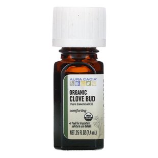 Масло бутона гвоздики органик Aura Cacia (Clove Bud) 7.4 мл купить в Киеве и Украине