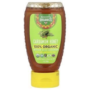 Heavenly Organics, 100% Organic Cardamom Honey, 12 oz (340 g) купить в Киеве и Украине