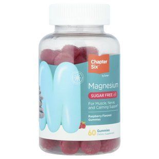 Chapter Six, Magnesium Gummies, Sugar Free, Raspberry, 60 Gummies купить в Киеве и Украине