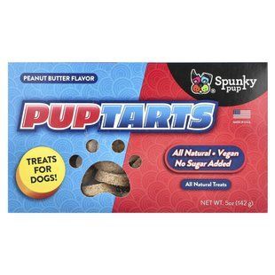 Spunky Pup, PupTarts, Treats For Dogs, Peanut Butter, 5 oz (142 g) купить в Киеве и Украине