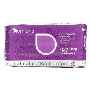 Cottons, Natural Cotton Comfort, Super Plus, 10 Pads купить в Киеве и Украине