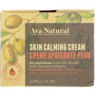 Заспокійливий крем для шкіри, Aya Natural, 1,7 рідкої унції (50 мл)
