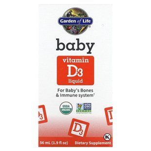 Вітамін D3 для дітей Garden of Life (Vitamin D3) 56 мл
