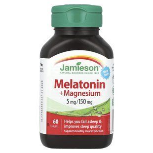 Jamieson Vitamins, Melatonin + Magnesium, 60 Tablets купить в Киеве и Украине