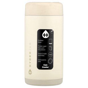 HydroJug, Slim Can Cooler, Cream, 12 oz купить в Киеве и Украине