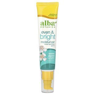 Alba Botanica, Even & Bright Moisturizer, SPF 15, 2 oz (57 g) купить в Киеве и Украине