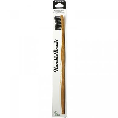 The Humble Co., Humble Brush, Adult Soft, черный, 1 зубная щетка купить в Киеве и Украине