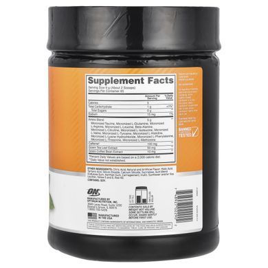 Амино энергия оранж Optimum Nutrition (AmiN.O. Energy) 585 г купить в Киеве и Украине