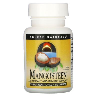 Мангостин Source Naturals (Mangosteen) 1875 мг 60 таблеток