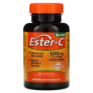 Эстер C-500 с біофлавоноїдами American Health (Ester C) 500 мг 120 капсул купить в Киеве и Украине