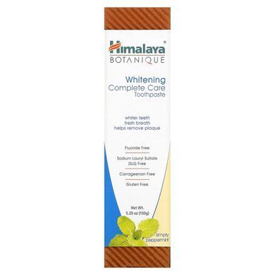 Отбеливающая зубная паста Himalaya (Whitening Complete Care) 150 г вкус перечной мяты купить в Киеве и Украине
