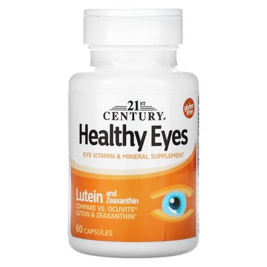 Healthy Eyes, лютеїн і зеаксантин, 21st Century, 60 капсул