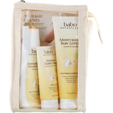 Подарочный набор для новорожденных Babo Botanicals (Essentials) 3 шт. купить в Киеве и Украине