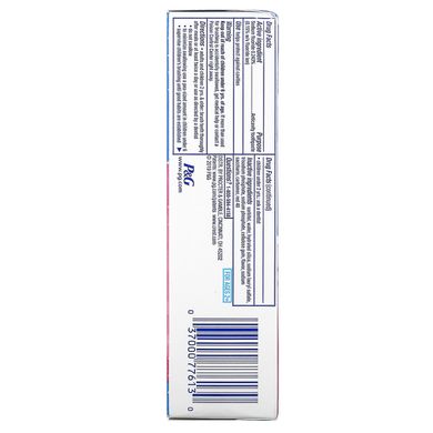 Дитяча фторовмісна зубна паста від карієсу, Kids, Fluoride Anticavity Toothpaste, Bubblegum Rush, Crest, 119 г