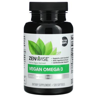Вегетаріанська омега-3 з Life'sOmega, Zenwise Health, 120 капсул