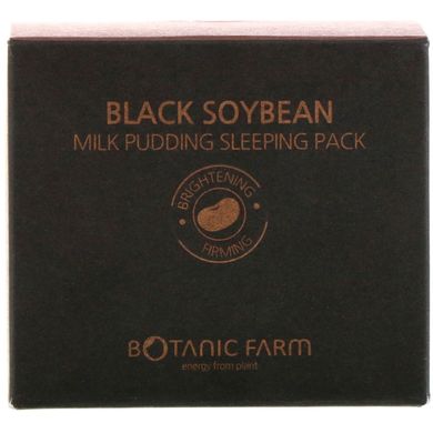 Чорний соєвий пакет соєвого молочного пудингу, Botanic Farm, 90 мл