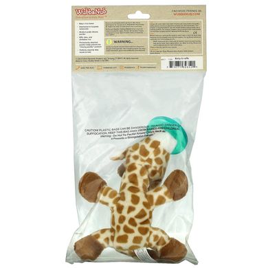 WubbaNub, Соска для немовлят, Дитячий жираф, 0–6 місяців, 1 пустушка