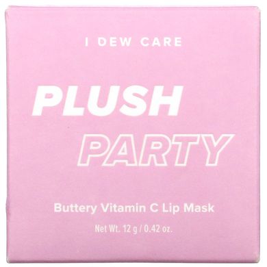 I Dew Care, Plush Party, масляная маска для губ с витамином С, 0,42 унции (12 г) купить в Киеве и Украине