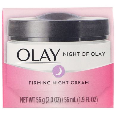 Зміцнюючий нічний крем, Night of, Olay, 1,9 рідкої унції (56 мл)