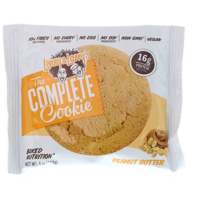 Complete Cookie, с арахисовым маслом, Lenny & Larry's, 12 печений, 4 унции (113 гр) купить в Киеве и Украине