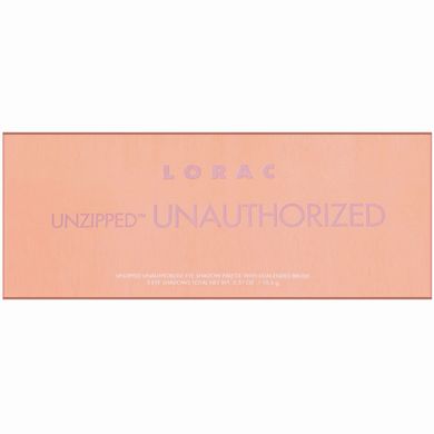 Палитра теней для век Unzipped Unauthorized с двухсторонней кистью, Lorac, 10,5 г купить в Киеве и Украине