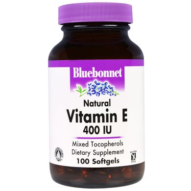 Вітамін Е Bluebonnet Nutrition (Vitamin E) 400 МО 100 капсул