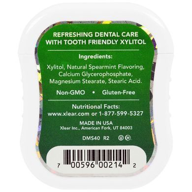 Spry Germs, мятные кофеты, перечная мята, Xlear, 40 штук, 25 г купить в Киеве и Украине