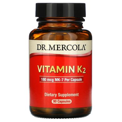 Витамин К2 Dr. Mercola (Vitamin K2) 90 капсул купить в Киеве и Украине